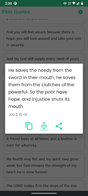 Bible Quotes and Sayings Screenshot 3