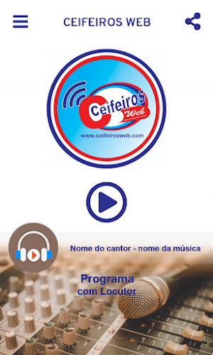 Rádio Ceifeiros Web Screenshot 1