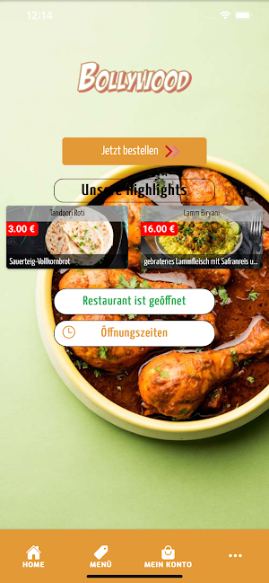 Bollywood Restaurant Bottrop Screenshot 0