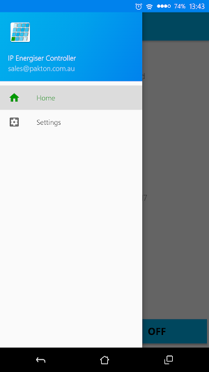 IP Energizer Controller Screenshot 2