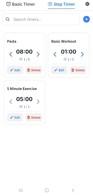 Step Timer – Workout & Routine Screenshot 2