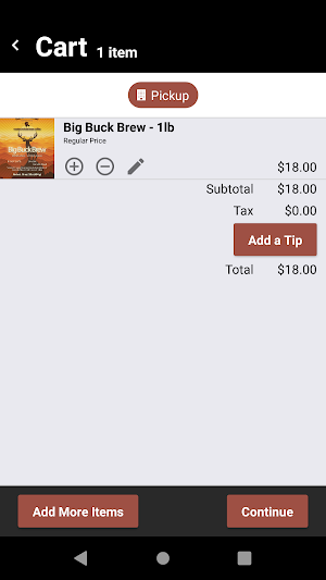Keweenaw Coffee Works Screenshot 3