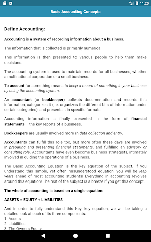 Basic Accounting Concepts Screenshot 3