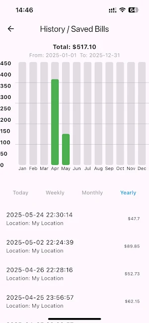 Chill Bill - Split your bill Screenshot 1