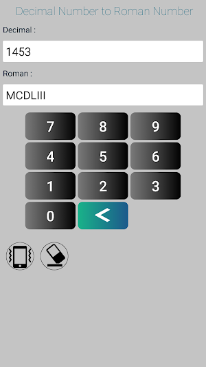Roman Numerals to Decimal or Decimal to Roman Screenshot 2