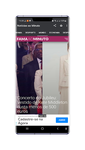 Notícias ao Minuto Screenshot 0