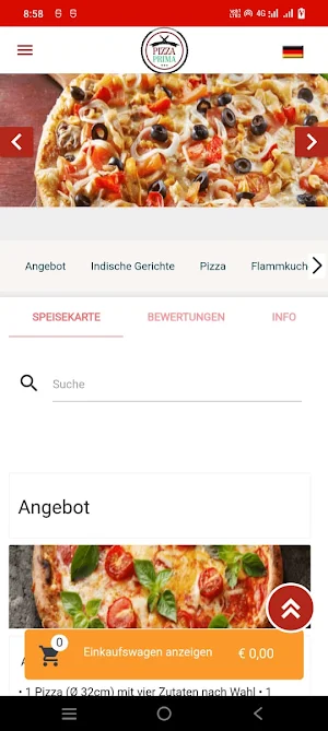 Pizza Prima Dielheim Screenshot 1