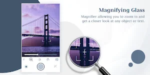 Magnifier Glass And Flashlight Screenshot 0