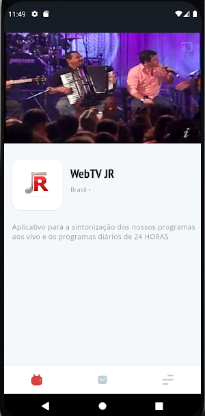 Rádio TV JR Screenshot 0