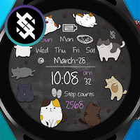 BFF44 - Blackboard Art Cats
