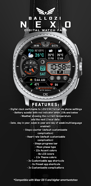 Ballozi NEXO - Digital Face Screenshot 1