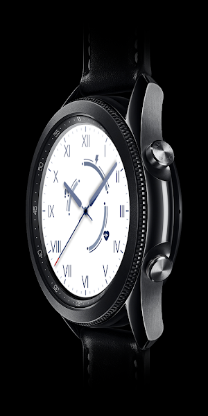 Business white blue WatchFace Screenshot 3
