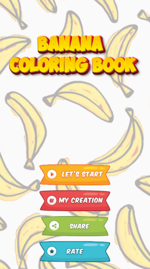Banana coloring book Screenshot 3