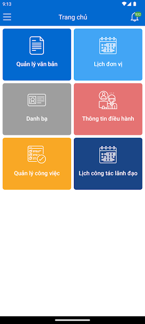 QLVB&ĐH tỉnh Thái Bình Screenshot 1