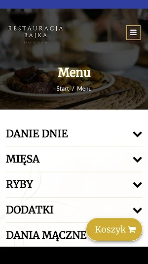 Restauracja Bajka Blachownia Screenshot 1