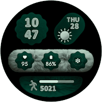 Material You Fluffy Watch Face