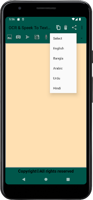 OCR & Voice to Text Converter Screenshot 1