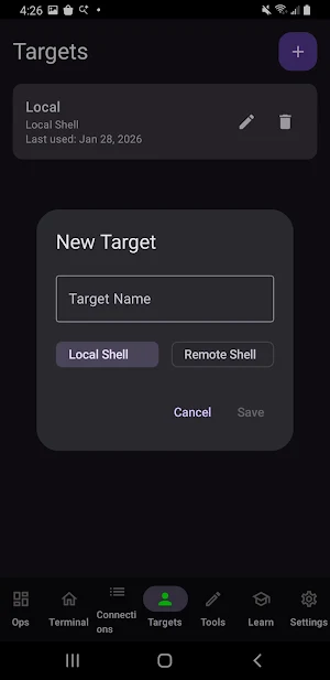 AndroShell Screenshot 2