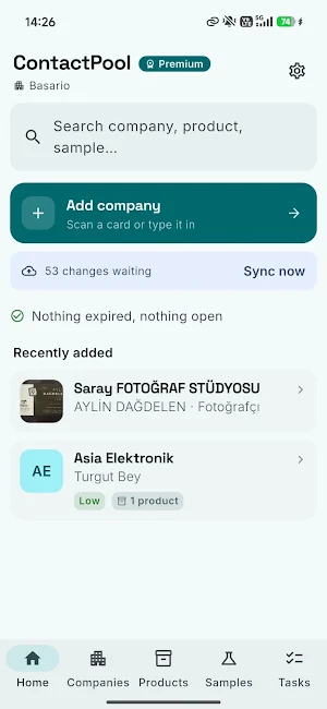 ContactPool Screenshot 1