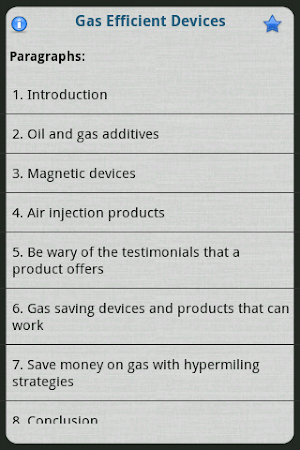 Gas Efficient Devices Screenshot 1