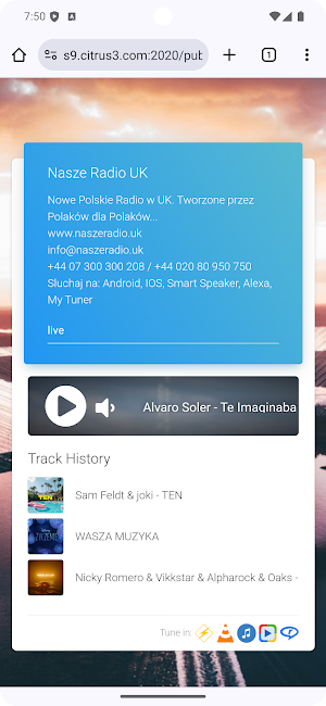 Nasze Radio UK Screenshot 2