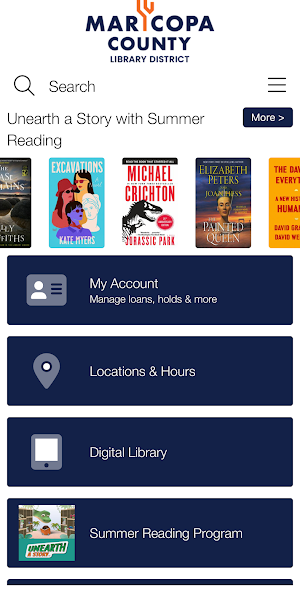Maricopa County Library Dist. Screenshot 0