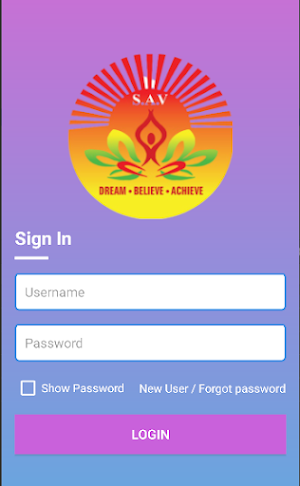 SAVSeniorSec School Screenshot 0