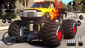 Drive 4x4 Hillock Offroad Monster Truck Driving Screenshot 1