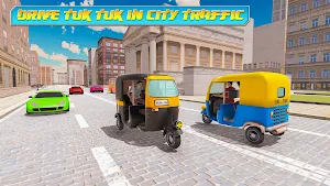 Tuk Tuk Modern Rickshaw Driver: 3D Driving Games Screenshot 1