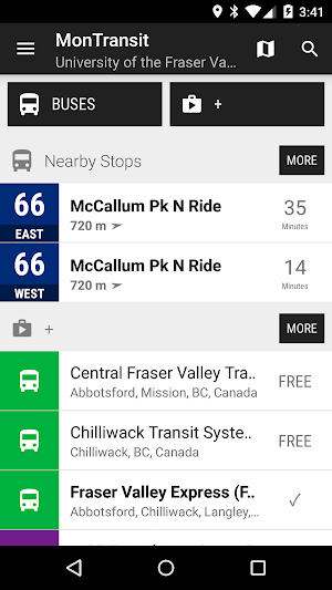 Fraser Valley Express Bus - M… Screenshot 0
