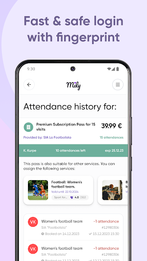 Mily for families Screenshot 0
