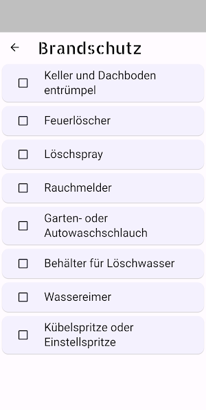 Be Prepared Screenshot 1