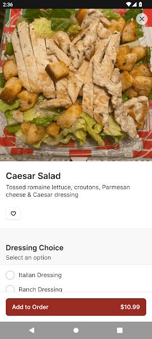 Champions Pizza & Restaurant Screenshot 3