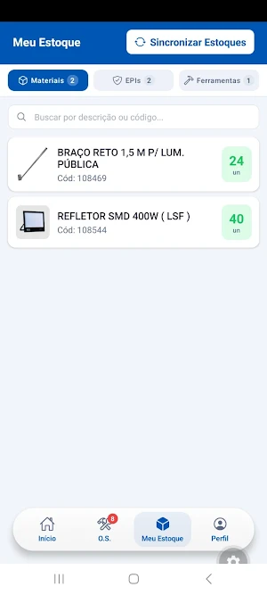 ISI - SIP Eletricista Screenshot 2