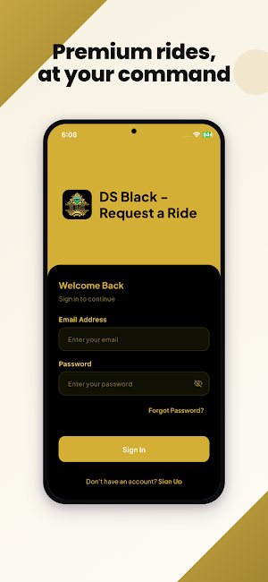 DS Black - Request a Ride Screenshot 0