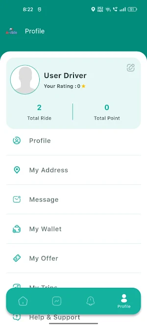 A-Ride Passenger Screenshot 2
