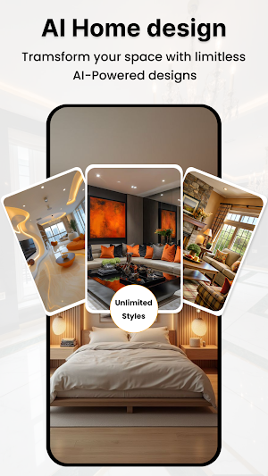 Home Interior Design AI App Screenshot 0