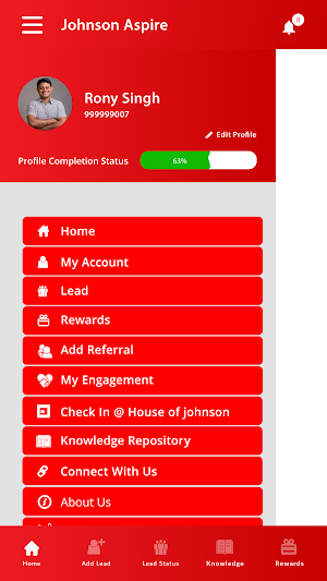 Johnson Aspire Screenshot 2