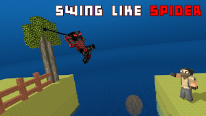 Dead Rope Ninja: Blocky City Screenshot 1