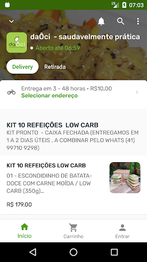 DaÔci Cozinha Saudável Screenshot 0