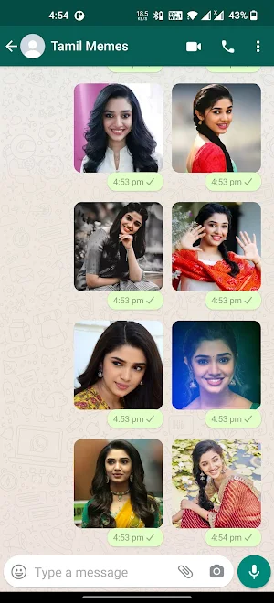 KrithiShetty Stickers | WAStic Screenshot 2