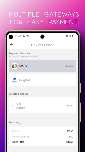 Potsalt Events Screenshot 3