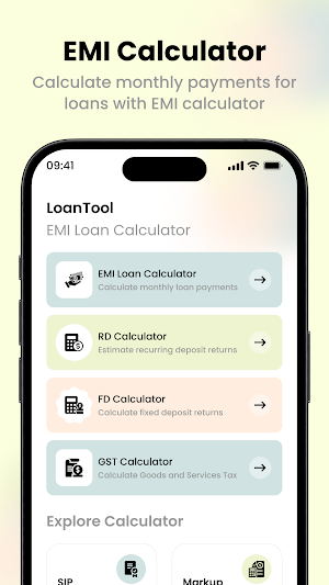 LoanNice - EMI Loan Calculator Screenshot 0
