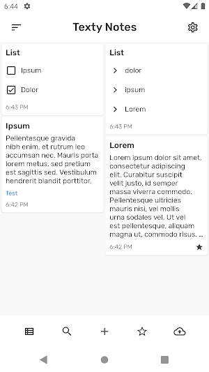 Texty Notes Screenshot 1