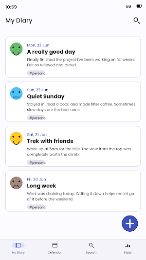 Offline Daily Diary: Journal Screenshot 3