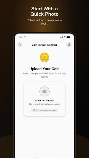 Coin ID: AI Coin Scanner Screenshot 1