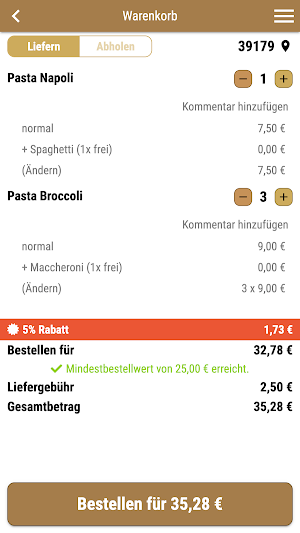 Zeugma Pizzeria Kebabhaus Screenshot 1