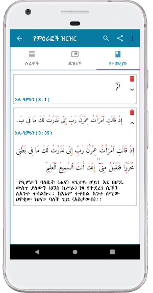Amharic Quran Translation Screenshot 2