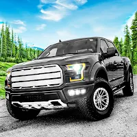 Hill Pickup Truck 4x4 driver