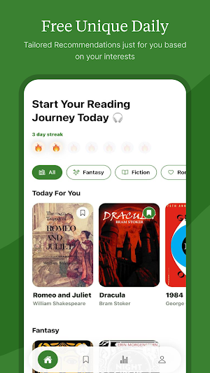 JustRead - Book Summaries App Screenshot 1